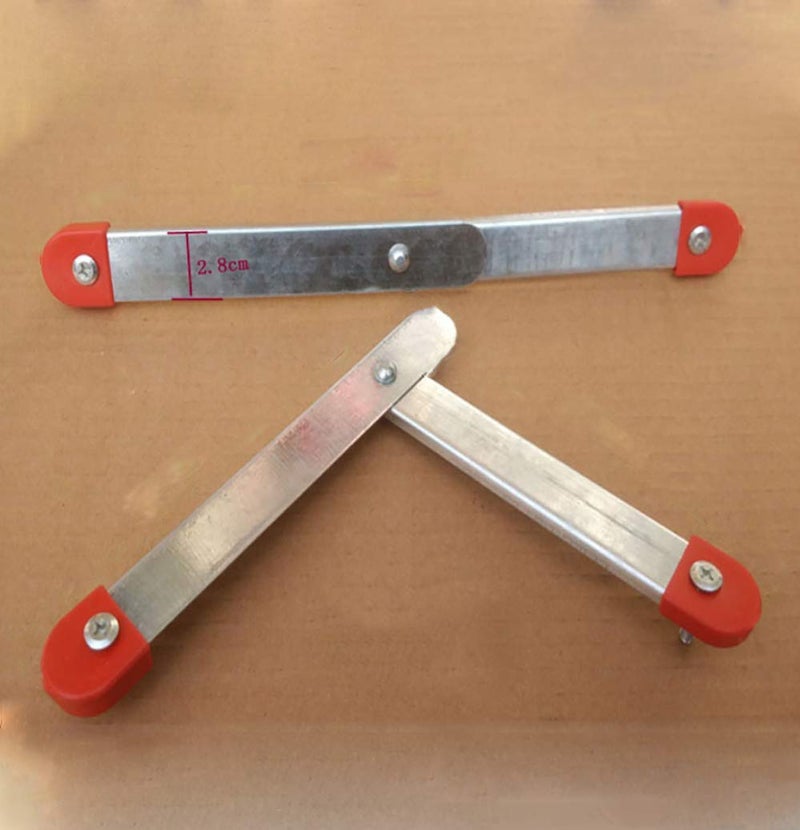 NObranded Aluminum Step Ladder Hinge Replacement Kit Herringbone Ladder Tie Rod Ladder Accessories (47cm) - Image 3